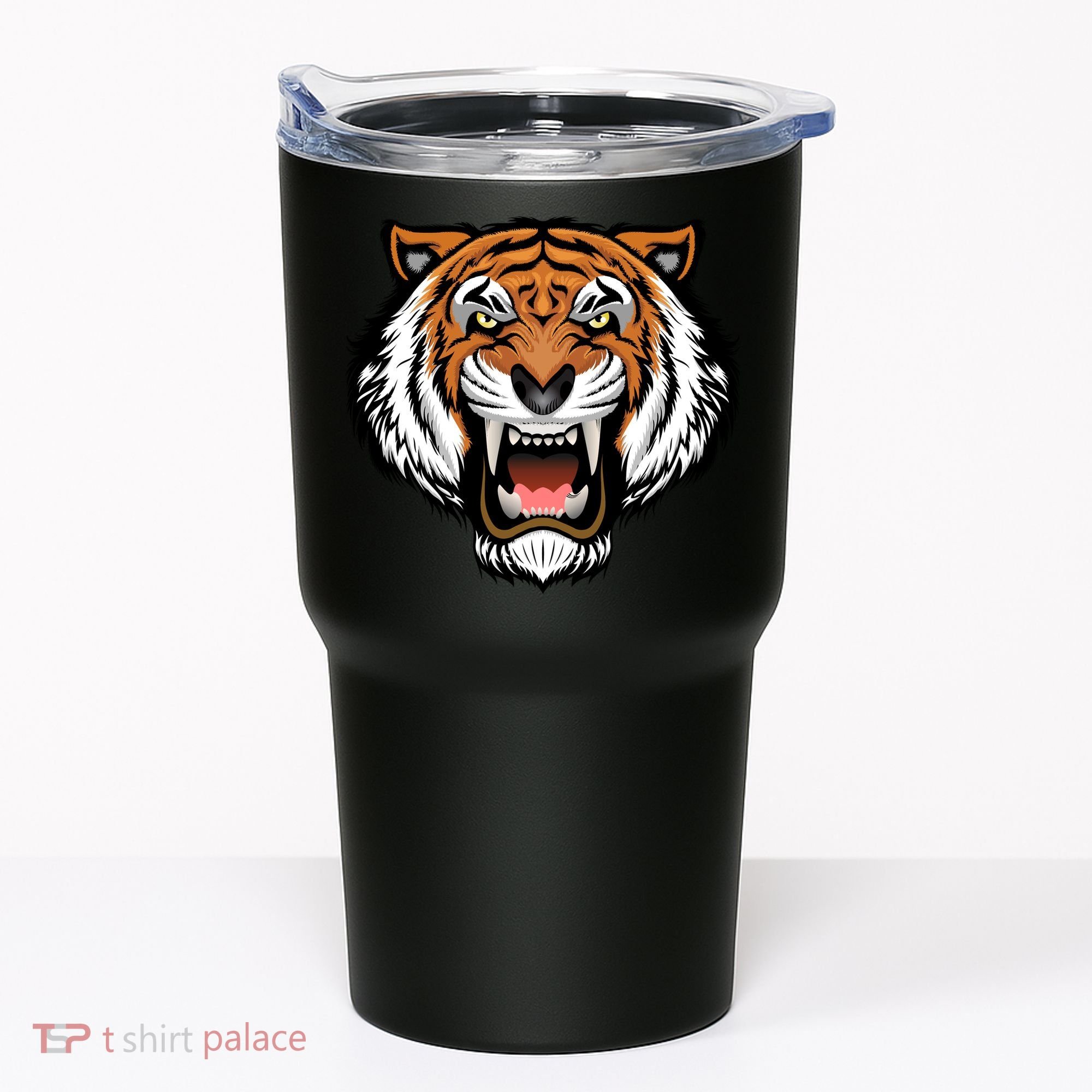 Growling Mouth Open Bengal Tiger Tumbler