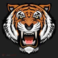 Growling Mouth Open Bengal Tiger Hat thumb 2