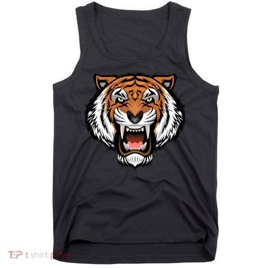Growling Mouth Open Bengal Tiger Tank Top
