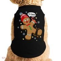 Gingerbread Man Oh Snap Christmas Doggie Tank thumb 0