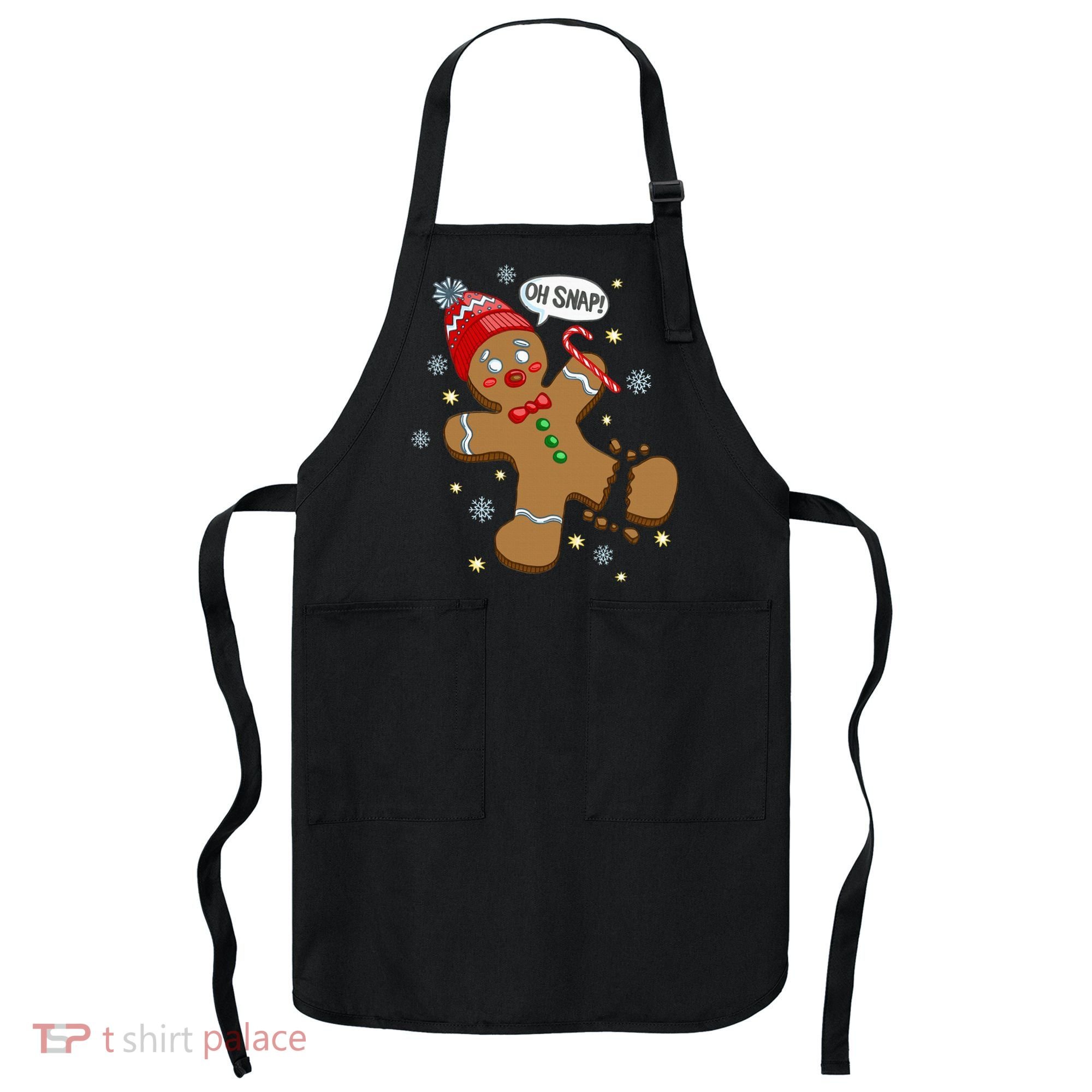 Gingerbread Man Oh Snap Christmas Apron