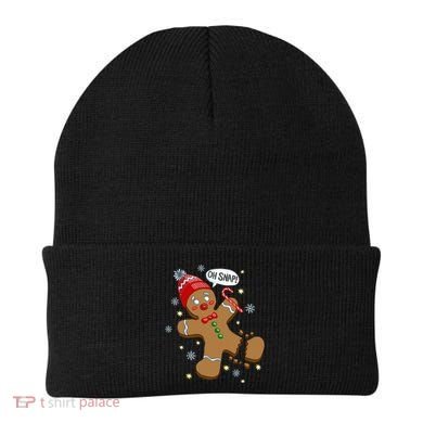 Gingerbread Man Oh Snap Christmas Beanie