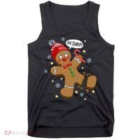 Gingerbread Man Oh Snap Christmas Tank Top thumb 0