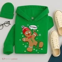Gingerbread Man Oh Snap Christmas Hoodie thumb 4