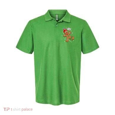 Gingerbread Man Oh Snap Christmas Polo