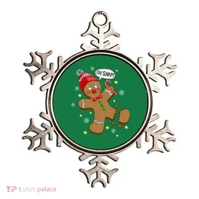 Gingerbread Man Oh Snap Christmas Ornament