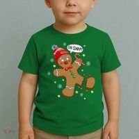 Gingerbread Man Oh Snap Christmas Toddler T-Shirt thumb 2