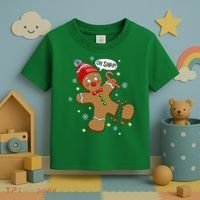 Gingerbread Man Oh Snap Christmas Toddler T-Shirt thumb 3