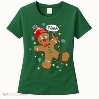 Gingerbread Man Oh Snap Christmas Women's T-Shirt thumb 0