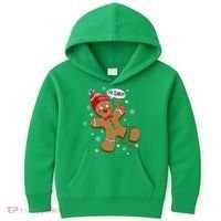 Gingerbread Man Oh Snap Christmas Kids Hoodie thumb 0