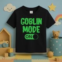 GOBLIN MODE ON funny quotes saying Toddler T-Shirt thumb 3