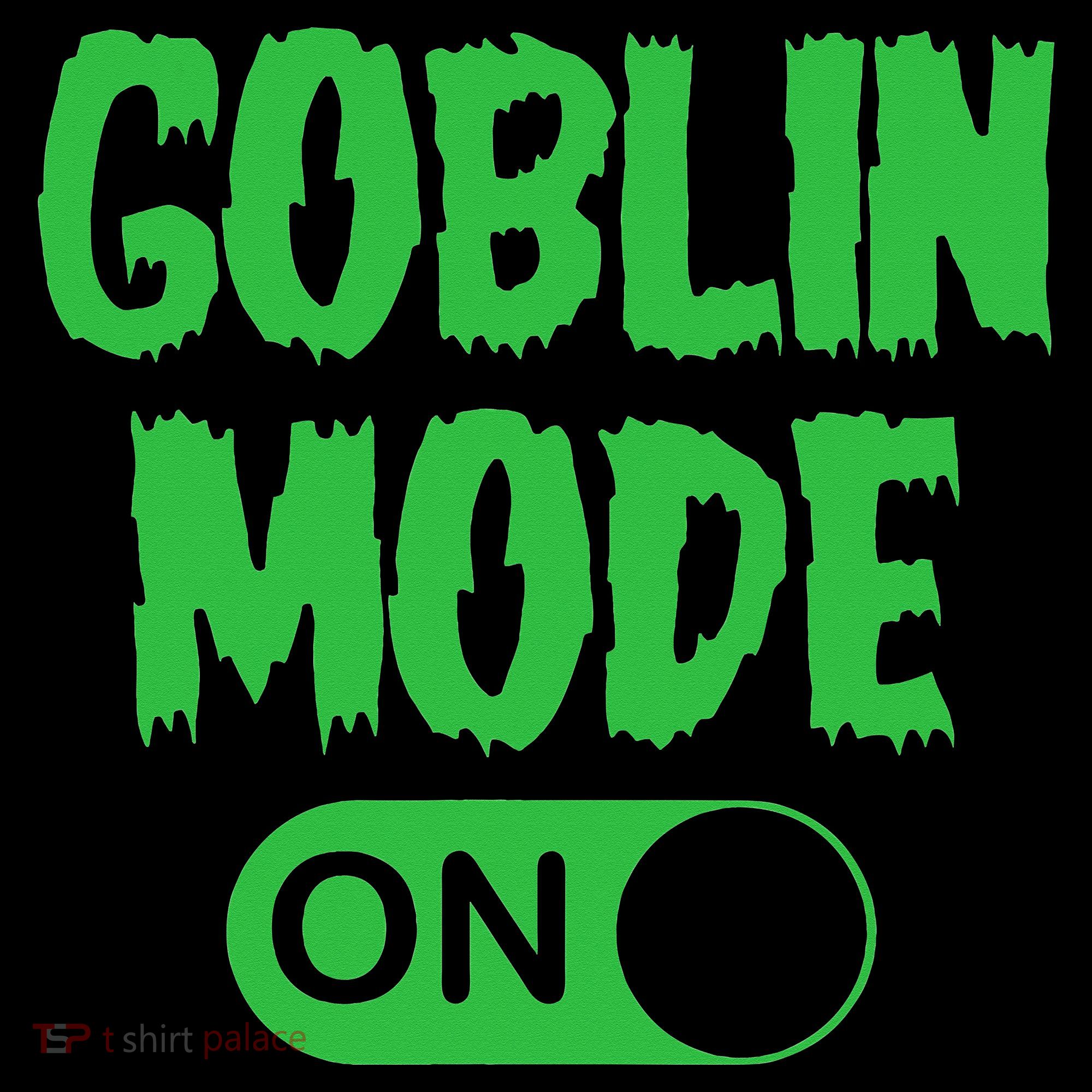 GOBLIN MODE ON funny quotes saying Women's Long Sleeve Shirt