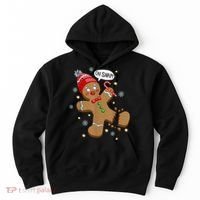 Gingerbread Man Oh Snap Christmas Hoodie thumb 0