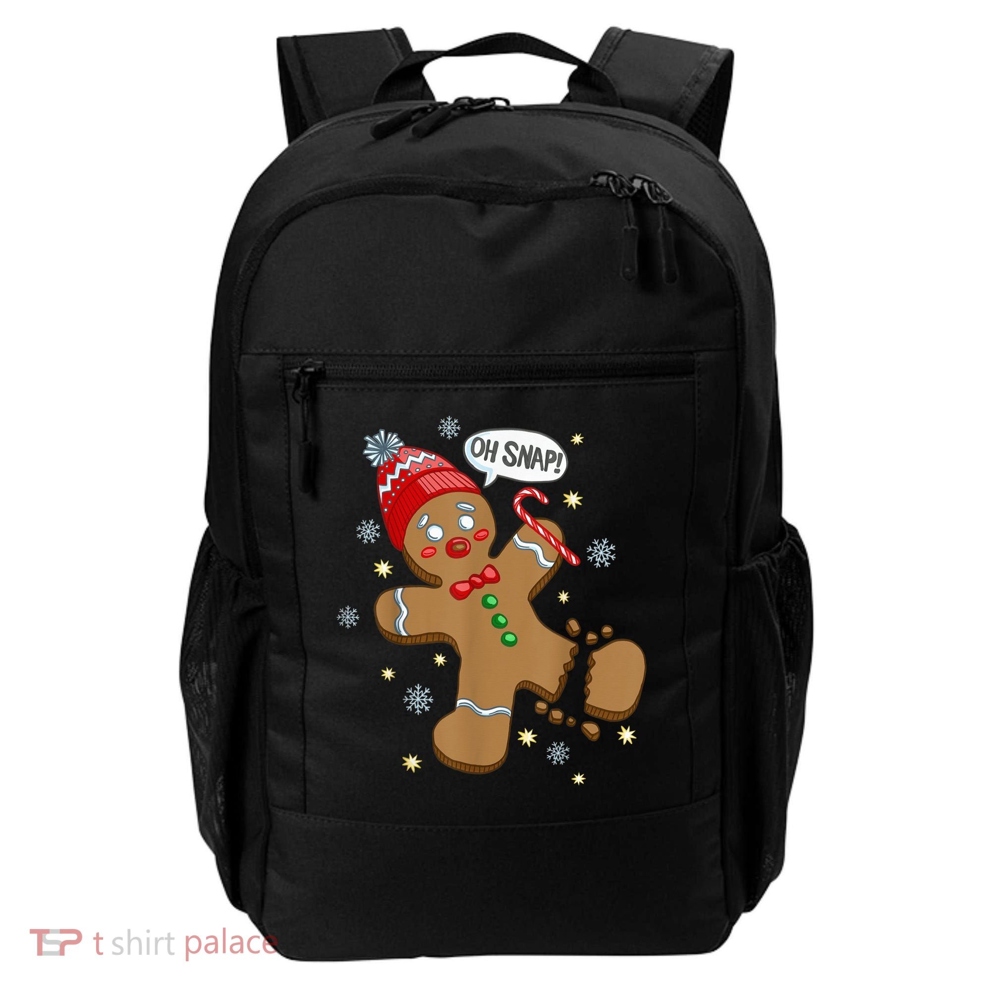 Gingerbread Man Oh Snap Christmas Backpack