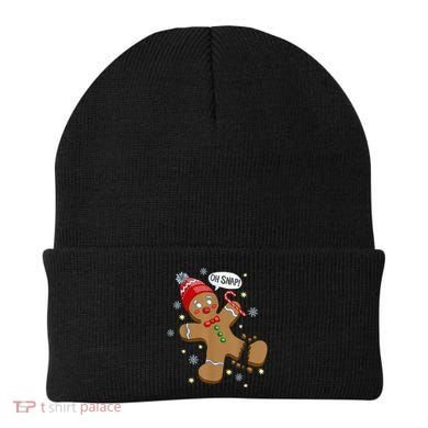 Gingerbread Man Oh Snap Christmas Beanie