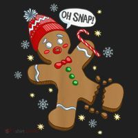 Gingerbread Man Oh Snap Christmas Beanie thumb 2