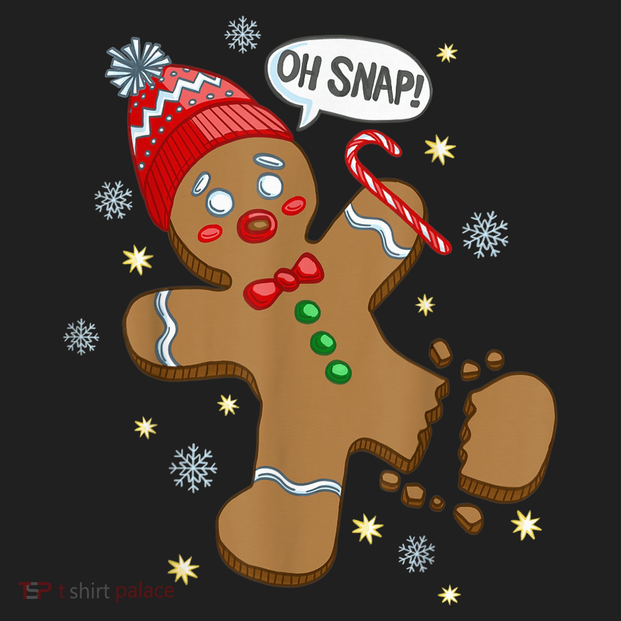 Gingerbread Man Oh Snap Christmas Beanie
