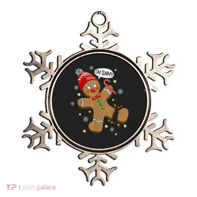 Gingerbread Man Oh Snap Christmas Ornament