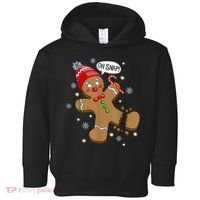 Gingerbread Man Oh Snap Christmas Toddler Hoodie thumb 0