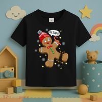 Gingerbread Man Oh Snap Christmas Toddler T-Shirt thumb 3