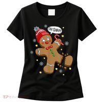 Gingerbread Man Oh Snap Christmas Women's T-Shirt thumb 0