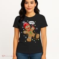 Gingerbread Man Oh Snap Christmas Women's T-Shirt thumb 4