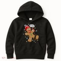 Gingerbread Man Oh Snap Christmas Kids Hoodie thumb 0