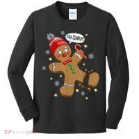 Gingerbread Man Oh Snap Christmas Kids Long Sleeve Shirt thumb 0