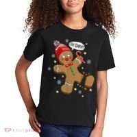 Gingerbread Man Oh Snap Christmas Kids T-Shirt thumb 2