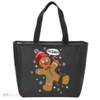 Gingerbread Man Oh Snap Christmas Tote Bag thumb 0