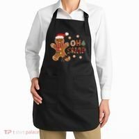Gingerbread Man Oh Snap Christmas Funny Cookie Baking Apron thumb 2
