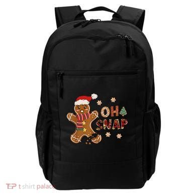 Gingerbread Man Oh Snap Christmas Funny Cookie Baking Backpack