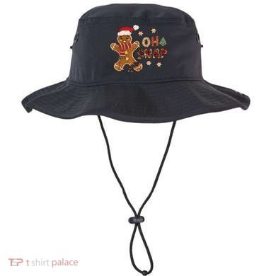 Gingerbread Man Oh Snap Christmas Funny Cookie Baking Bucket Hat