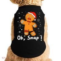 Gingerbread Man Oh Snap Christmas Cookie Costume Baking Team  Doggie Tank thumb 0