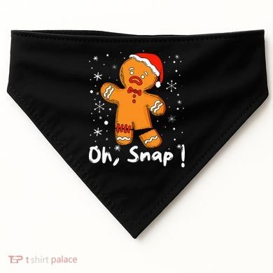 Gingerbread Man Oh Snap Christmas Cookie Costume Baking Team  USA-Made Doggie Bandana