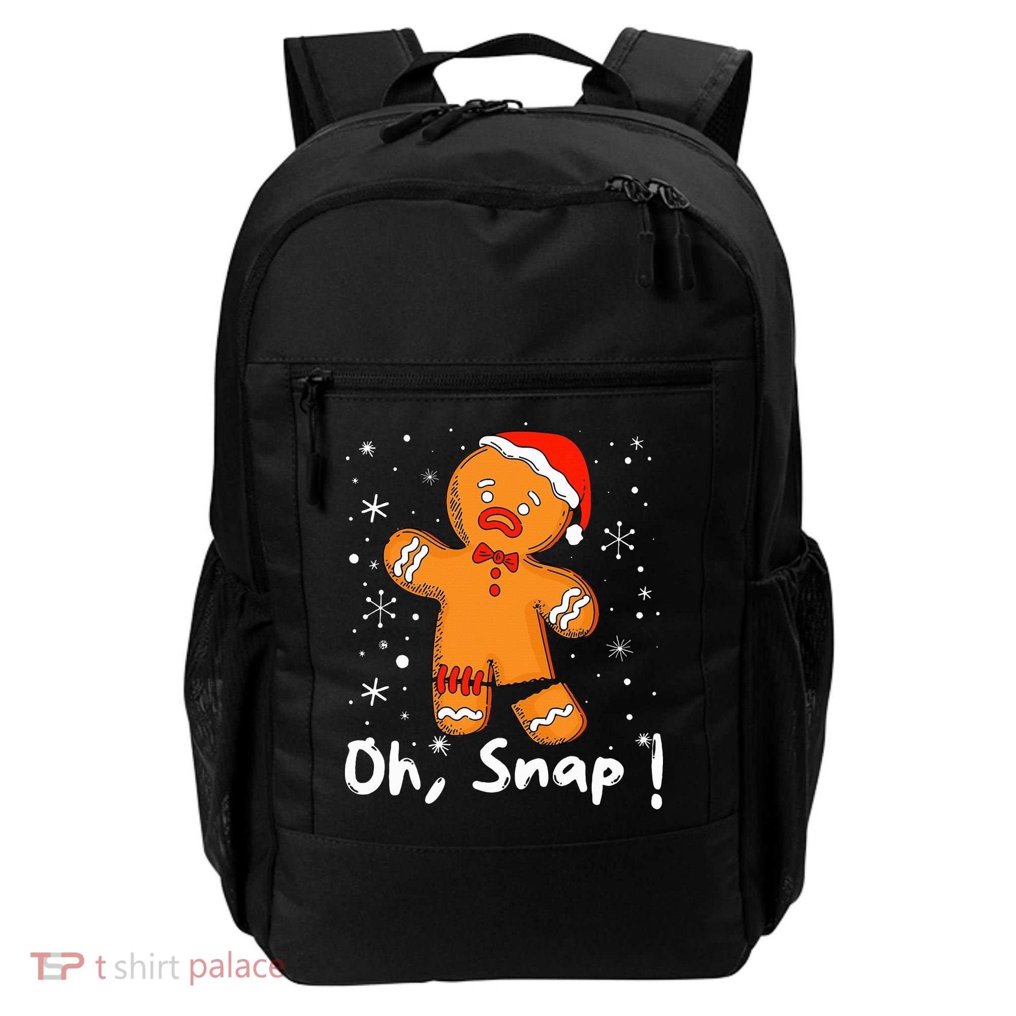 Gingerbread Man Oh Snap Christmas Cookie Costume Baking Team  Backpack