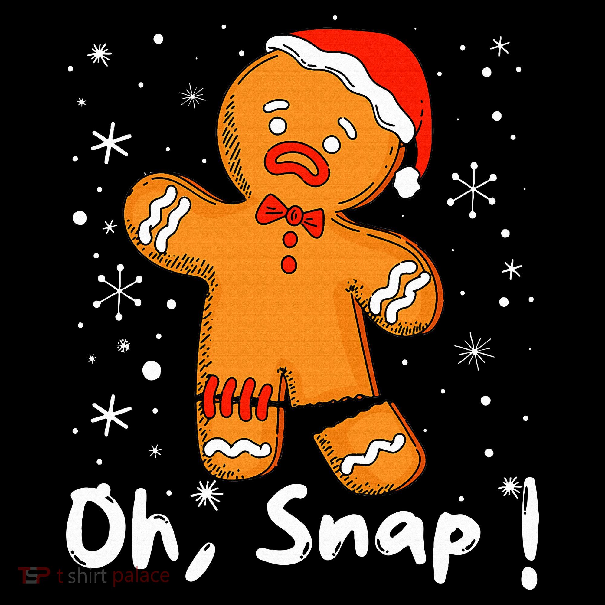 Gingerbread Man Oh Snap Christmas Cookie Costume Baking Team  Women's Hoodie