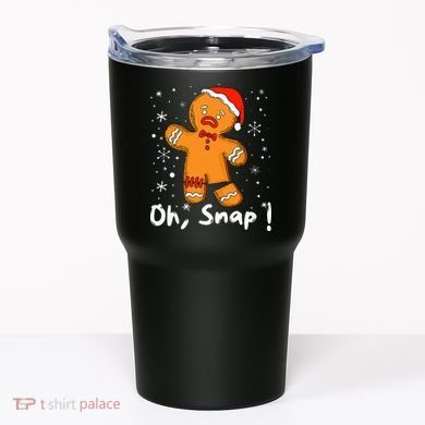 Gingerbread Man Oh Snap Christmas Cookie Costume Baking Team  Tumbler