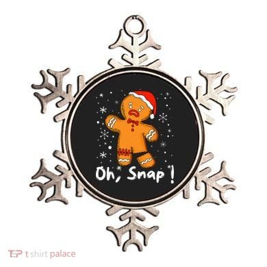 Gingerbread Man Oh Snap Christmas Cookie Costume Baking Team  Ornament