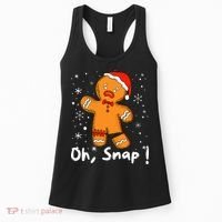 Gingerbread Man Oh Snap Christmas Cookie Costume Baking Team  Women's Tank Top thumb 0
