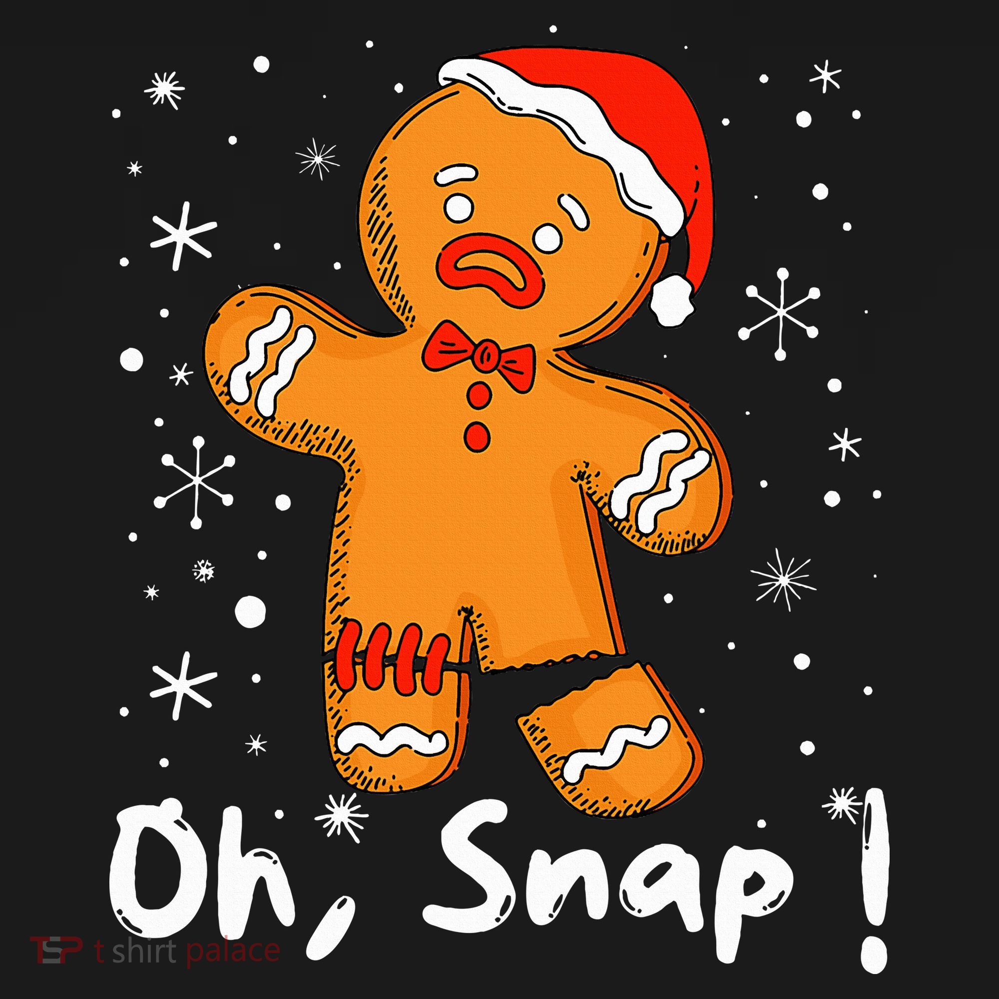 Gingerbread Man Oh Snap Christmas Cookie Costume Baking Team  Baby Bodysuit