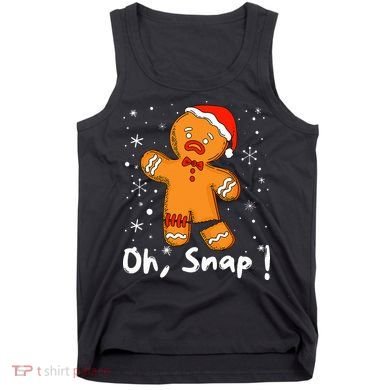Gingerbread Man Oh Snap Christmas Cookie Costume Baking Team  Tank Top