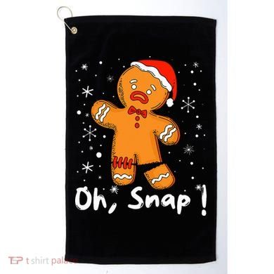 Gingerbread Man Oh Snap Christmas Cookie Costume Baking Team  Golf Towel