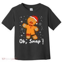 Gingerbread Man Oh Snap Christmas Cookie Costume Baking Team  Toddler T-Shirt thumb 0