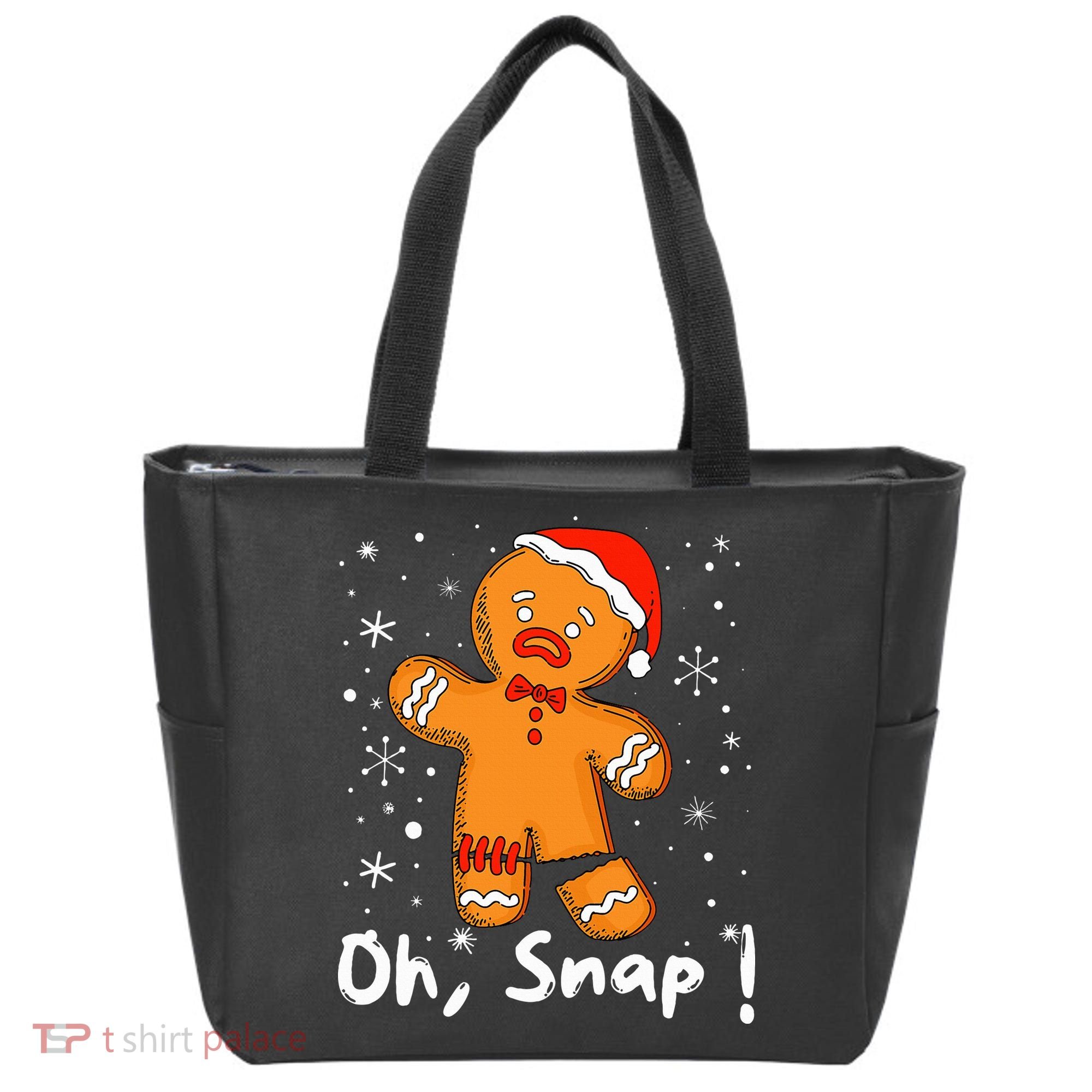 Gingerbread Man Oh Snap Christmas Cookie Costume Baking Team  Tote Bag