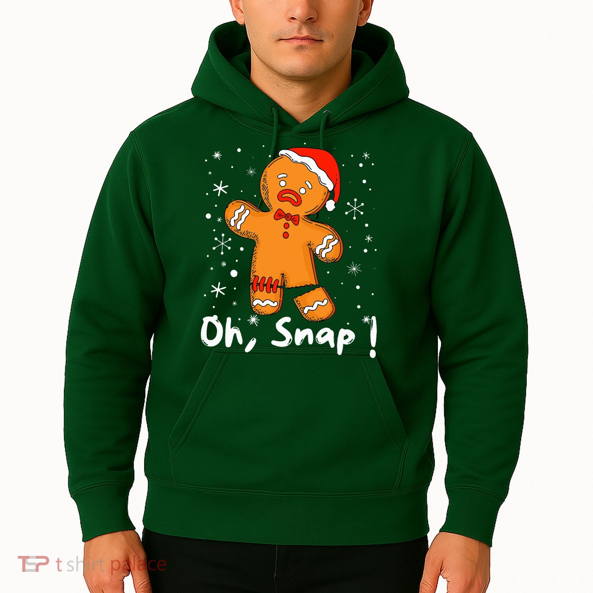 Gingerbread Man Oh Snap Christmas Cookie Costume Baking Team  Hoodie