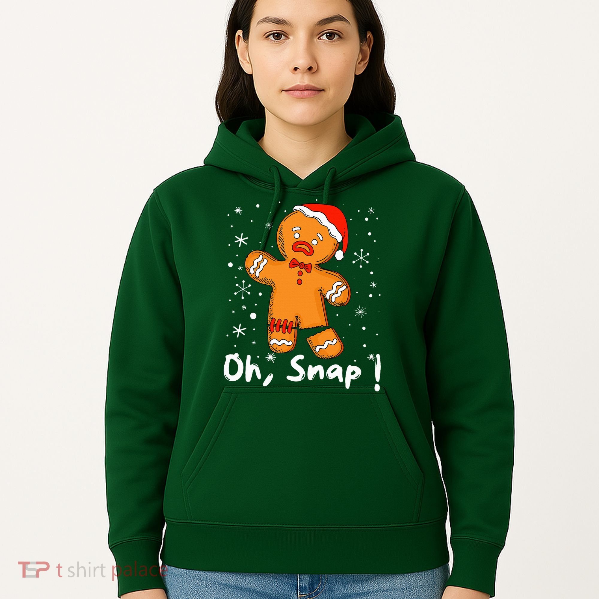 Gingerbread Man Oh Snap Christmas Cookie Costume Baking Team  Hoodie