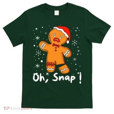 Gingerbread Man Oh Snap Christmas Cookie Costume Baking Team  T-Shirt