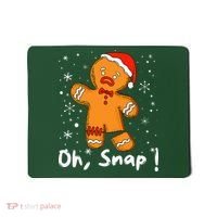 Gingerbread Man Oh Snap Christmas Cookie Costume Baking Team  Mousepad thumb 0