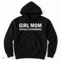 Girl Mom Officially Outnumbered Hoodie thumb 0